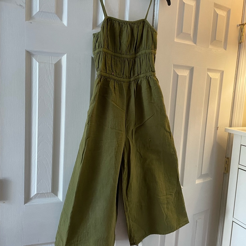 Olive Green Women's Jumpsuit